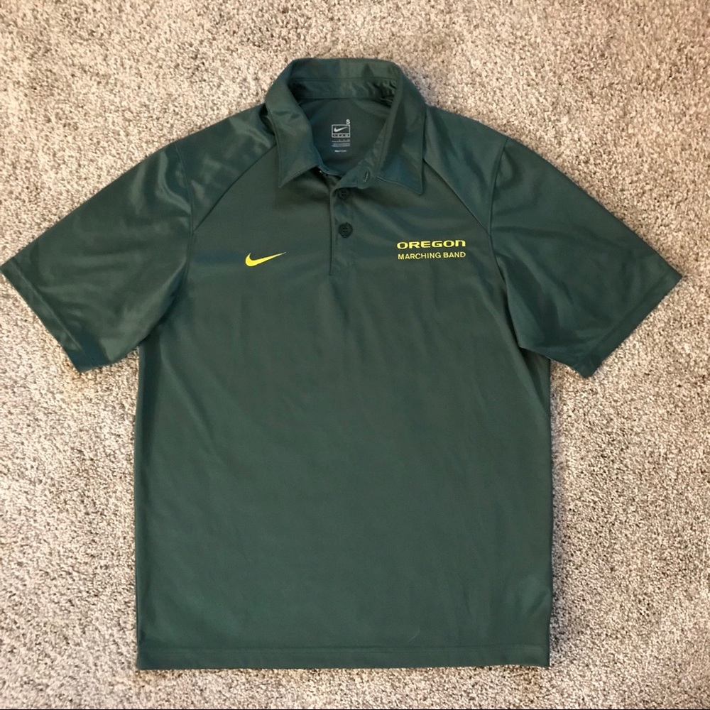 Nike Univ of Oregon Marching Band Polo Shirt Small